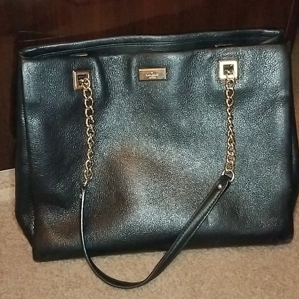 Kate Spade Black Chain tote